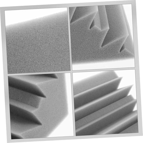 10 piezas paneles absorbentes de sonido esponja acústica para estudios musicales, teatros y espacios de grabación, control acústico y reducción de ruido miniatura 3