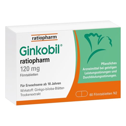 Ginkobil ratiopharm 120mg mit Ginkgo biloba 200 stk