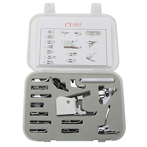 Kit de 15 Pies Prensatelas para Máquina de Coser miniatura 1