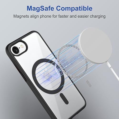 Image of Zapcase Back Case Cover for iPhone 17e | Compatible for iPhone 17e Back Cover | Scratch-Resistant Back Cover | Black