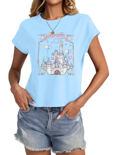 Image of Magical Shirt for Women Magic Kingdom Castle Tshirt Princess Shirts