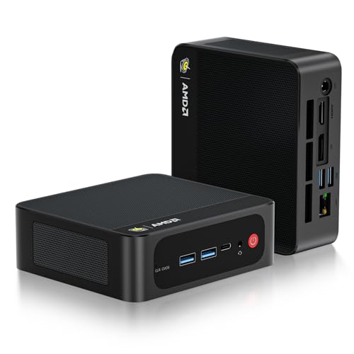Beelink Mini PC, AMD Ryzen 7 6800H(8C/16T, Up to 4.7GHz), 16GB LPDDR5 RAM 500GB PCIe4.0 x4 SSD, SER5...