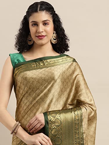 Image of Avantika Fashion Women's Woven Cotton Silk Art Silk Banarasi Saree With Blouse Piece