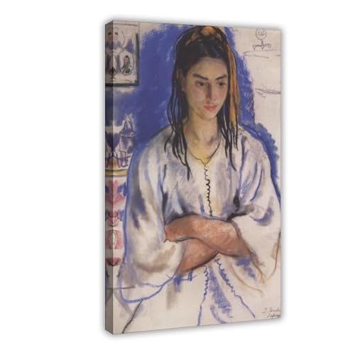 La fille juive de Sefrou Zinaida Serebriakova impression toile pour décoration murale