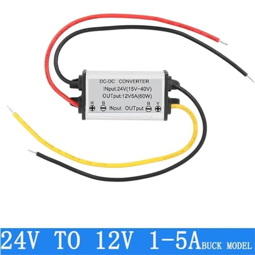 Convertisseur abaisseur 24V vers 12V 4A étanche DC-DC pour véhicule