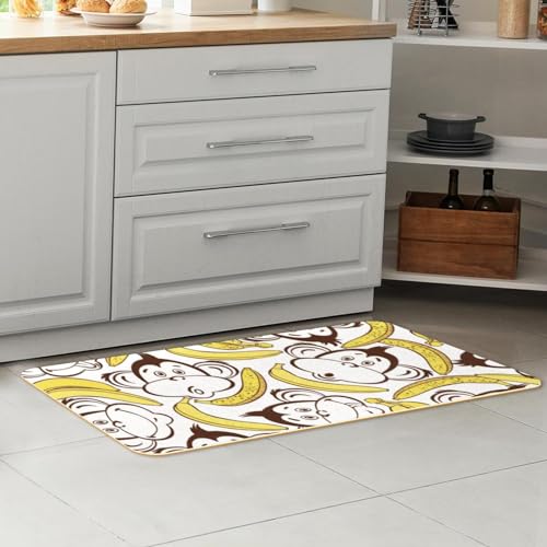 Evita resbalones con estos 2 tapetes de cocina absorbentes y lavables 7