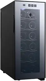 ADEGA CLIMATIZADA TOUCH 12 GARRAFAS TRONOS 127V