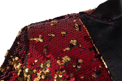 Men England Style Sequins Tuxedo Party Dress Coat Long Cardigan Suit Jacket3