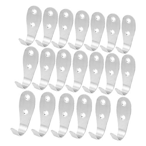 X-Dr Kleidung Handtasche Wandhalterung J geformte Edelstahl Haken Aufhänger 20st (d34eb2c29a5923653787be08bf9850f1)
