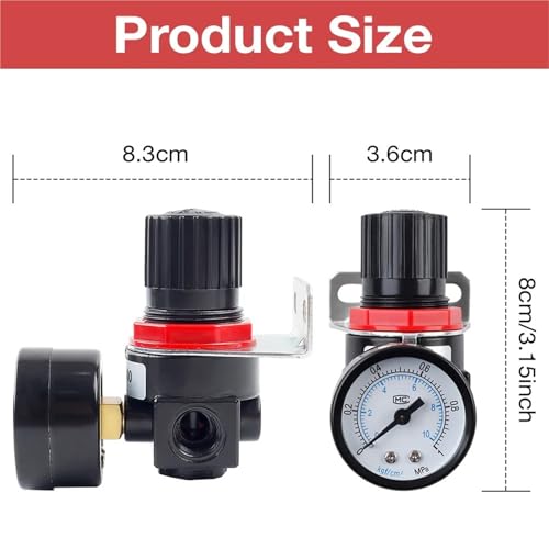 Régulateur de pression AR2000 pour stabiliser l'air de vos outils pneumatiques - 5