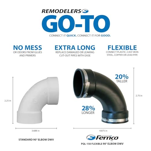 FERNCO PQL-150 Qwik Elbow, 1.5" by Fernco - Image 4