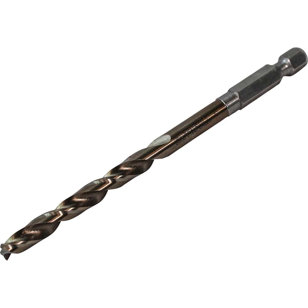 HSSE M35 Cobalt Quick-Change Impact Drill Bit 6.0mm OL:109mm WL:57mm