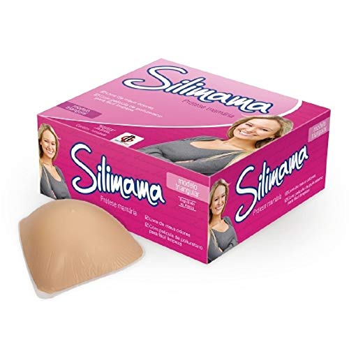 Protese Mamária Externa Triangular Silimama Tamanho 4 para Sutia 44