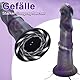 22CM Realistische Dildo aus Flüssigsilikon,Fantasy Dildo mit Saugnapf Groß mit 8 Vibrationsmodi und 1 Orgasmus-Modus,Sexspielzeug für G-Punkt Orgasmus,SM Masturbator Toys (Green)