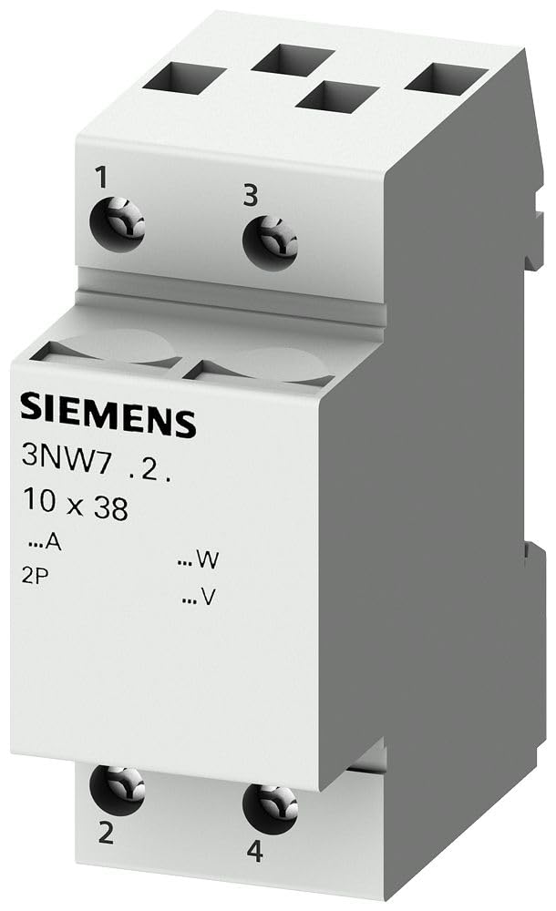 Siemens - Portafusibile Cilindrico 2 Poli 32 A 10 X 38 Senza Segnalazione - 4