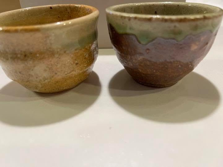 向開窯 福島清文 ぐい呑み ペア 伊賀焼