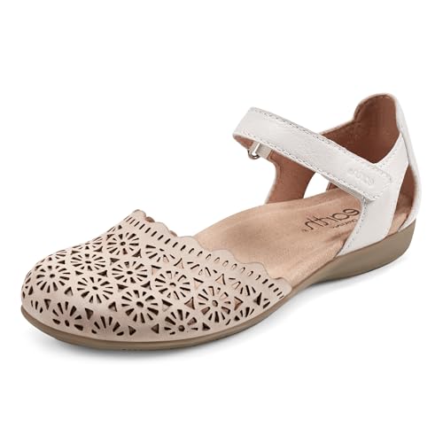 Earth Bronnie Women’s Sandal, Cream, 10 M