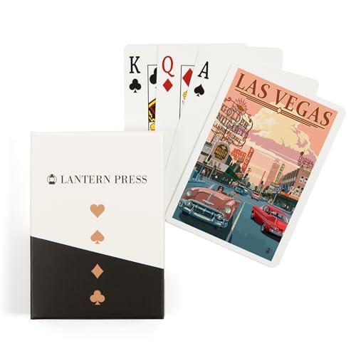Lantern Press Las Vegas Naipes Poker 52 cartas