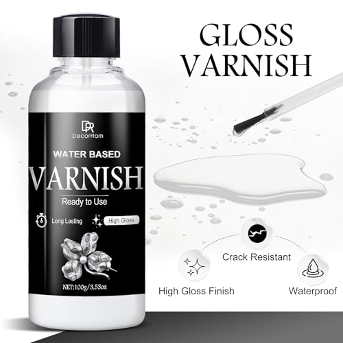 Blattsilber Kleber Set - 200ml Ultra Glänzend Schnell Trocknend, Wasserbasiert mit Anlegemilch für Blattsilber & Schutzlack, Giftfrei Wasserdicht für Versilberung, Basteln, Kunsthandwerk (Silber)