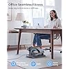 REPOWER Under Desk Elliptical,Electric Ellipse Leg Exerciser as Seen on Tv for Seniors with 12 Adjustable Speed Levels Seated Pedal Exerciser with Remote Control and Strap Pedals,Portable & Quiet