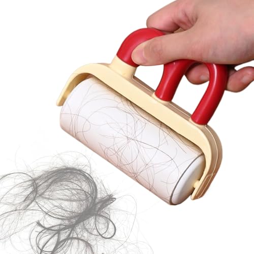 Rodillo de pelusa para pelo de mascotas | Herramienta de adherencia fuerte, rodillo de pelusa pegajoso para pelo de mascotas, para alfombras, muebles, tela, sofá, cama, apartamento, sofá, hogar, coche