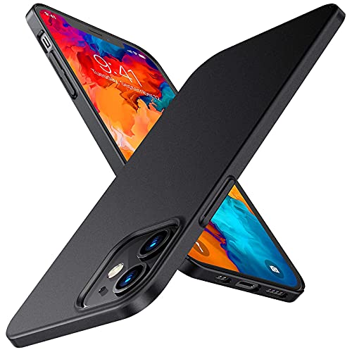 TORRAS Slim Fit for iPhone 12 Case/for iPhone 12 Pro Case, Slim Yet Protective, Lightweight Matte Anti-Scratch Hard PC Cover for iPhone 12 Slim 6.1 in