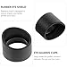 ULTECHNOVO Microscope Eye Shield 33Mm Inner Diameter Rubber Eyepiece Covers for Stereo and Binocular Microscopes Eye Guard Cups Protective Accessories