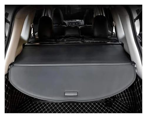 Étagère Arrière pour Nissan pour X-Trail T32 pour Rogue 2014-2018 Cache-Bagages Arrière Écran Sécurité Coffre De Confidentialité Accessoires D'ombre De Bouclier Housse Colis Cargo(Le Noir)