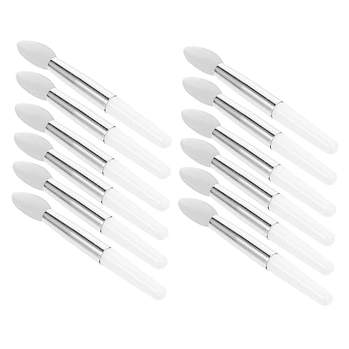 PartyKindom 12pcs Lip Makeup Tools Silicone Lip Brush Lip Mask for Birthday Christmas New Year