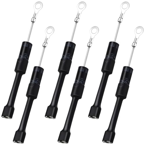 HINZIC 6Pcs CL04-12 Microwave Diodes 0.5A 12KV, CL4512 High Voltage Diode, Microwave Insulated Diode Compatible for WB27X10597 W10492276 Repair Replaceable Parts 4512,T4512