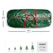Artificial Christmas Tree Storage Bag - Fits Up to 9 Foot Holiday Xmas Disassembled Trees with Durable Reinforced Handles & Dual Zipper - Waterproof Material Protects from Dust, Moisture, & Insects