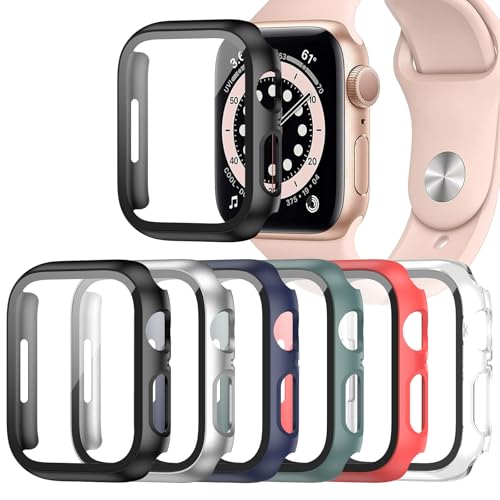 Landhoo 6 Pack Case for Apple Watch 42mm Series 3 2 with Screen Protector - image 1