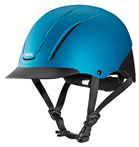 Troxel Spirit Teal Duratec Horse Riding Western Helmet Low Profile Adjustable (Medium)
