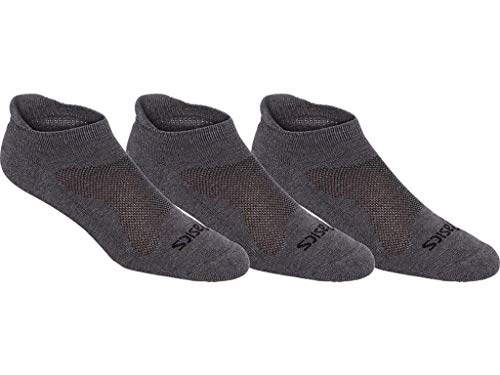 Asics Cushion Low Cut (3 Pack), Grey Heather, Medium #TOP1