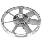 Aluminium-luftkompressor-riemenscheibe: das integrierte schwungrad-riemenscheibensystem sorgt für eine reibungslose und zuverlässige kraftübertragung und verbessert die gesamtleistung. kompressor-riemenscheibe