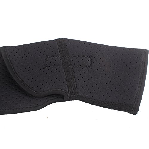 Sports Double Magnetic Shoulder Brace Support Strap Wrap Belt Band Pad Black Free Size Suitable For Shoulder Breadth 40-50Cm #TOP7
