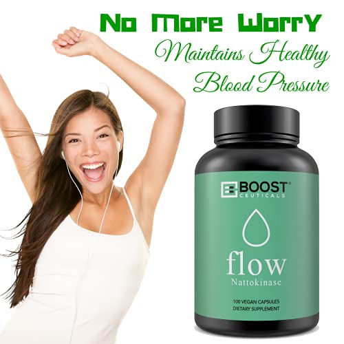 BoostCeuticals Nattokinase Supplement 200mg 100 Vegan Capsules Pure No Stearates Natural Blood Thinner & Blood Flow (100 Days Supply) - Image 5