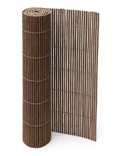 JARDIN202 - Cerramiento Mimbre Natural para Cerramientos y Vallas | Mimbre Natural de Alta Ocultación | 1x3m