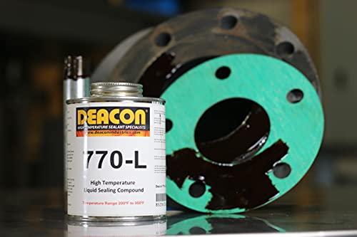 Deacon 770-L - High Temperature | Liquid Sealant | Thermal Reactive | Thread Sealant | Gasket Dressing | Fill Surface Irregularities | 1 Pint… #TOP1