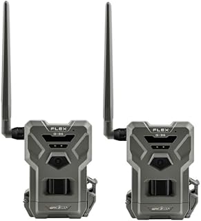 SPYPOINT Flex G-36 Cellular Trail Camera, 36MP Photos and 1080p Videos with Sound, GPS Enabled, Dual-Sim LTE Connectivity, 100' Flash & Detection Range, Responsive Trigger up to .3S (2 Pack)