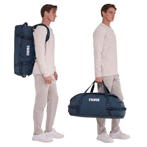Image of Thule Chasm 70L Duffel, Easy to Pack, Converts to Backpack, Internal mesh Pockets, Lockable Zippers, Recycled Materials