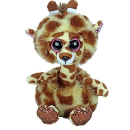 Image of Ty UK Ltd 2005080 Gertie Giraffe - Beanie Boos Stuffed Animal, Multicoloured, 15cm