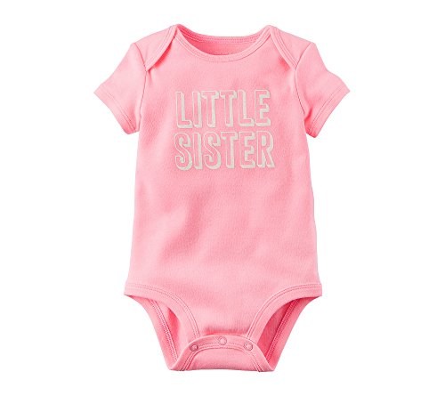 Bodysuit Little Sister Carter's pour les sorties complices en famille