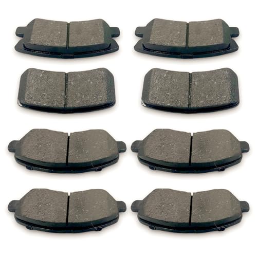 evkingauto Front Rear Brake Pads Set Compatible with Chrysler 200 ...