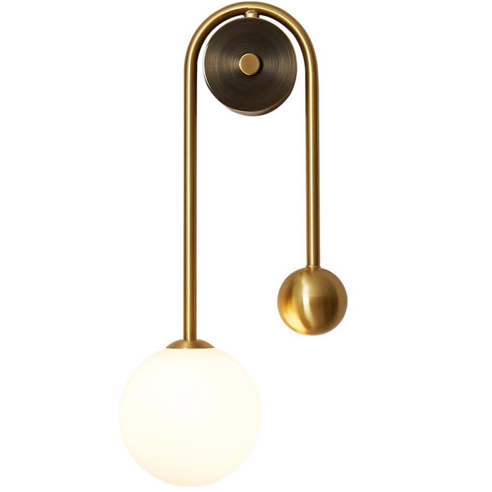 Applique da Parete Minimalista a Doppia Testa, lampade da Parete Moderne di Lusso, lampade da Parete di metà secolo, Tutte in Rame, Illuminazione da Parete per Il Bagno, per Ristorante, Soggiorno