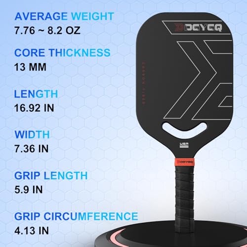 Image of Thermoformed MAX Carbon Fiber T700 Pickleball Paddles - Professional Grade