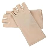 WIXGAOTK 1 Pair UV Protection Women's Fingerless Gloves Breathable Half Sun Gloves for Cycling Driving Running Lightweight Outdoor Sports Gloves