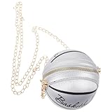 [PAMINGONO] 洋気チェーンバスケットボールバッグ ショルダー兼メイクポーチ スリッシュクロスボディ レディース夏 バッグ