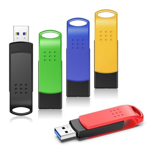 KOOTION Clés USB 64 Go, Cles USB 3.0 Lot de 5 Clefs USB 64go Haute Vitesse 85 Mo/s Multicolore Flash Drive 128 Giga Pas Cher Compatible avec Ordinateur, Console de Jeux, PC