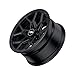 RockTrix RT107 17x8.5 Wheel 6x5.5 Compatible with Toyota Tacoma, 17 Inch Matte Black Rim 6x139.7 +25mm Offset, 5.73